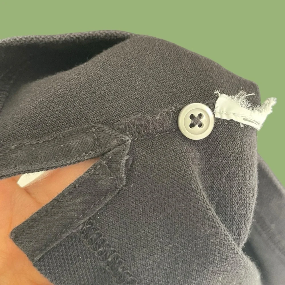 J. Crew Men’s Pique Polo Black S